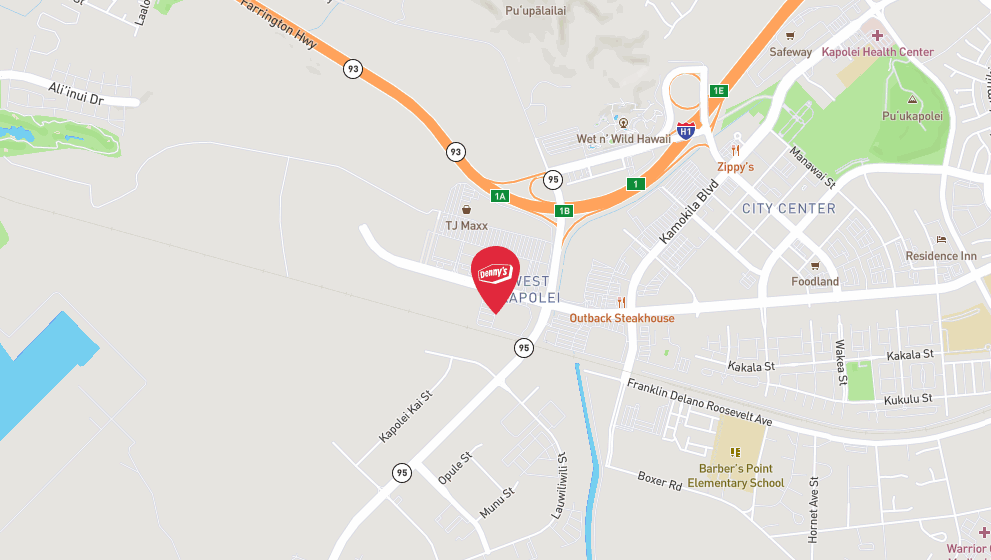 Denny's Restaurant - Vegetarian Restaurant in Kapolei